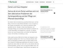 Tablet Screenshot of gartus.de
